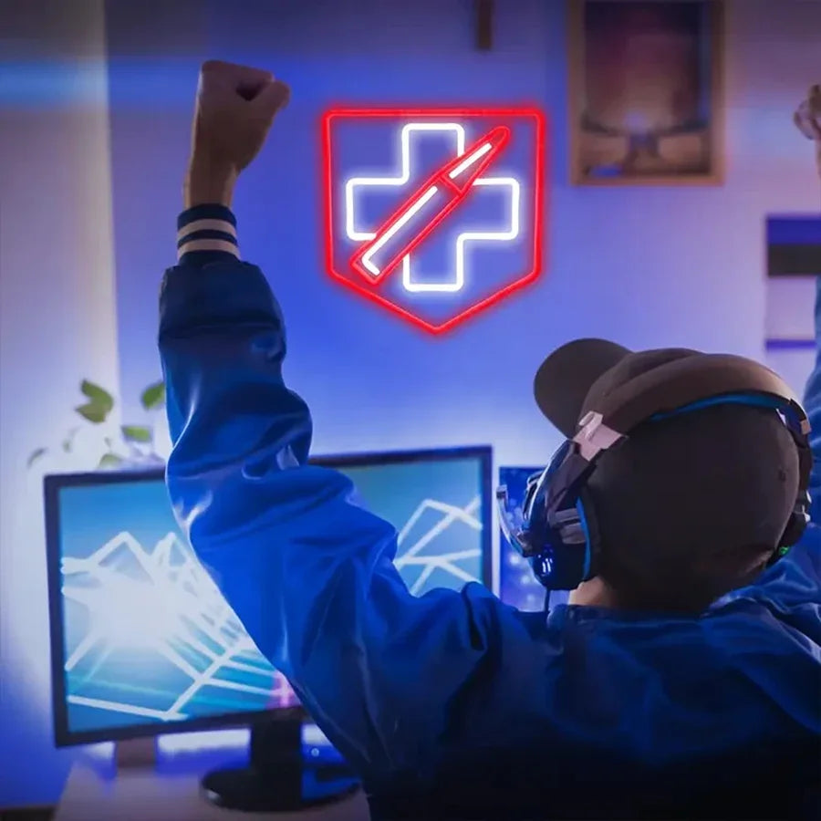 Neon Sign Of Game, Used For Wall Decor,