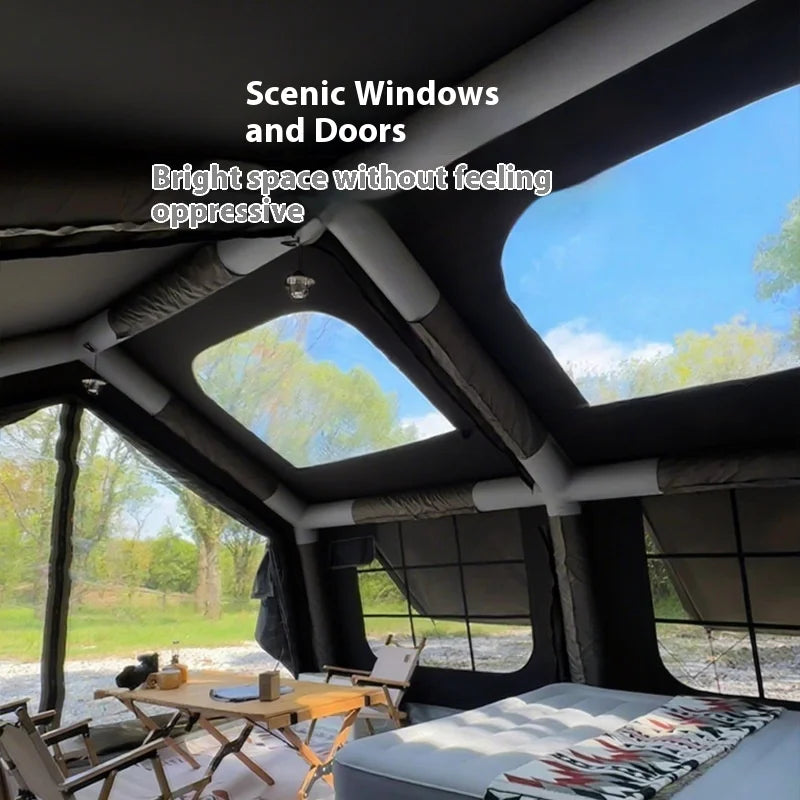 SHANYUE Camping Thickened Two-bedroom and One-living Room