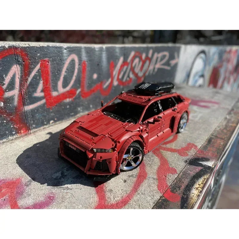 MOC-150275New RS6 Urban Sports Car Building Block Model