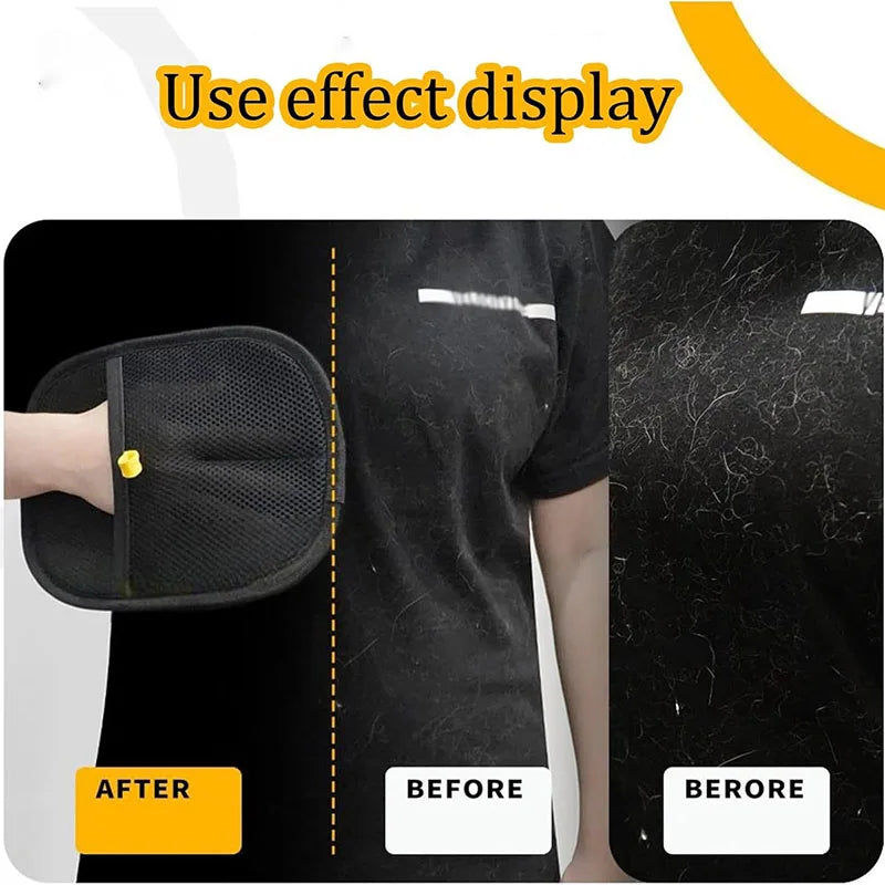 Pet Hair Removal Tools Reusable Gloves Pet Double