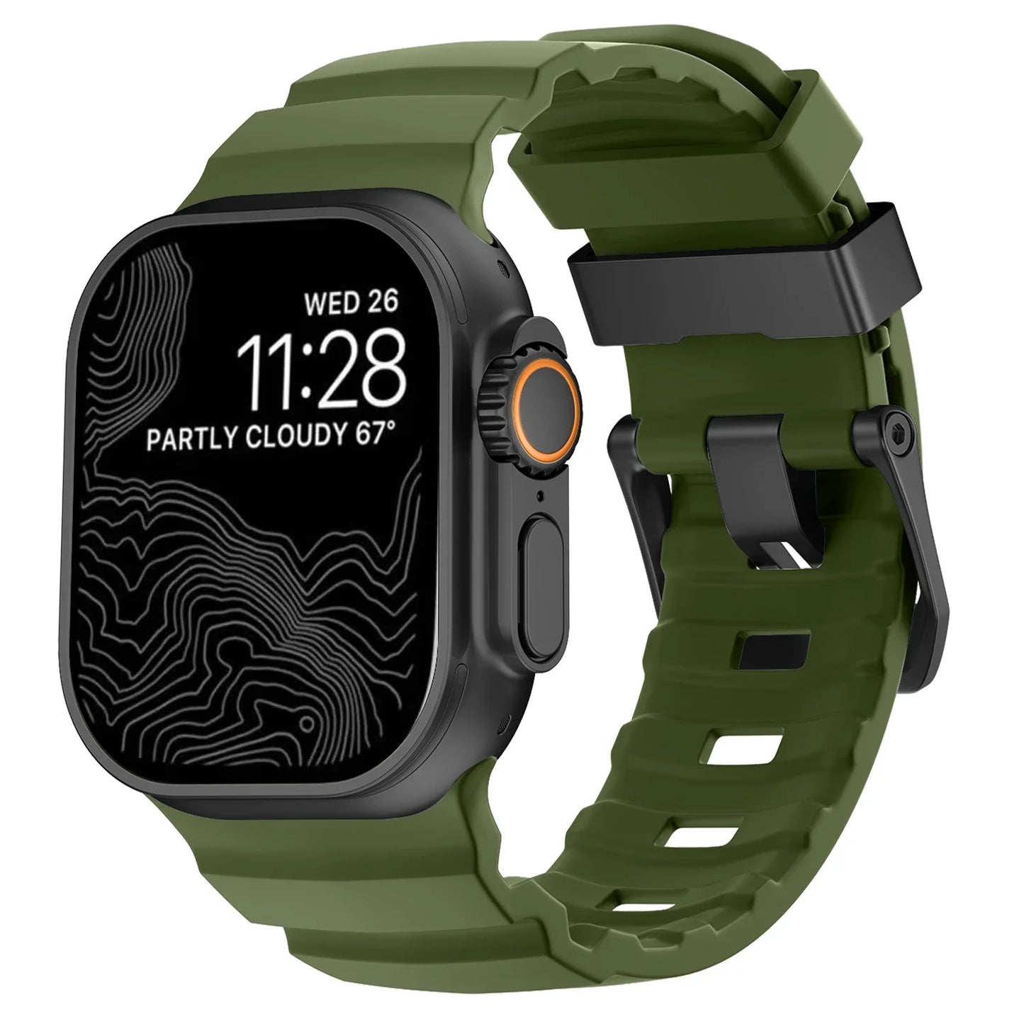 Trail Silicone Band for Apple Watch Ultra
