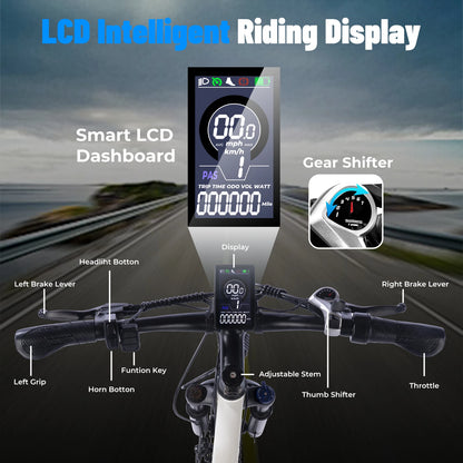 Adult Electric Bicycle 26Linch 36V 10.4AH 19.9Mph