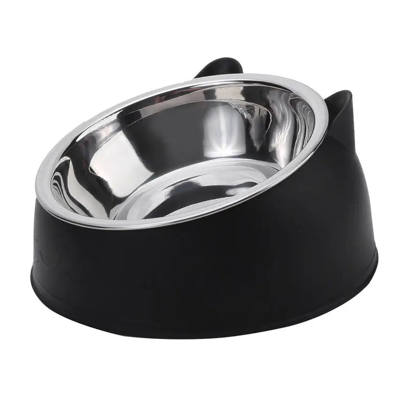 Cat Bowl Lovely Creative Inclined Kitten Puppy Food