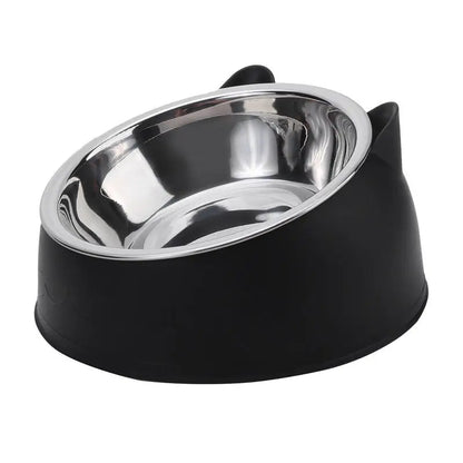 Cat Bowl Lovely Creative Inclined Kitten Puppy Food