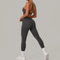 Sexy Hollow Cross Backless Sporty Tight
