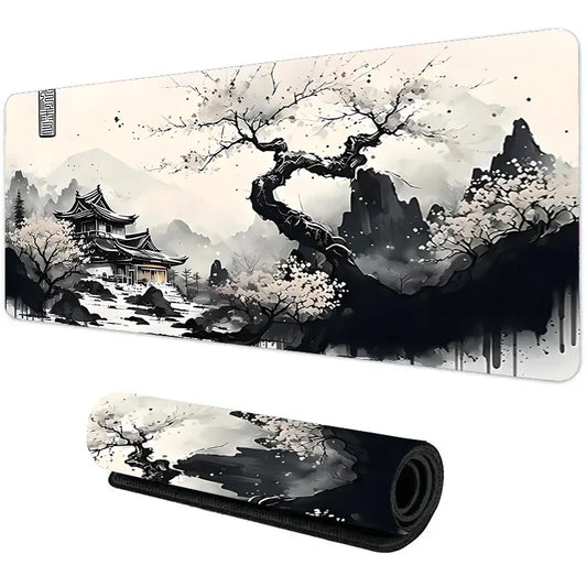 Mouse Pad sakura landscape desk accessories Mat Gamer