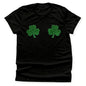 Green Tee Shamrock T-Shirt Funny St Patricks Day TeeS