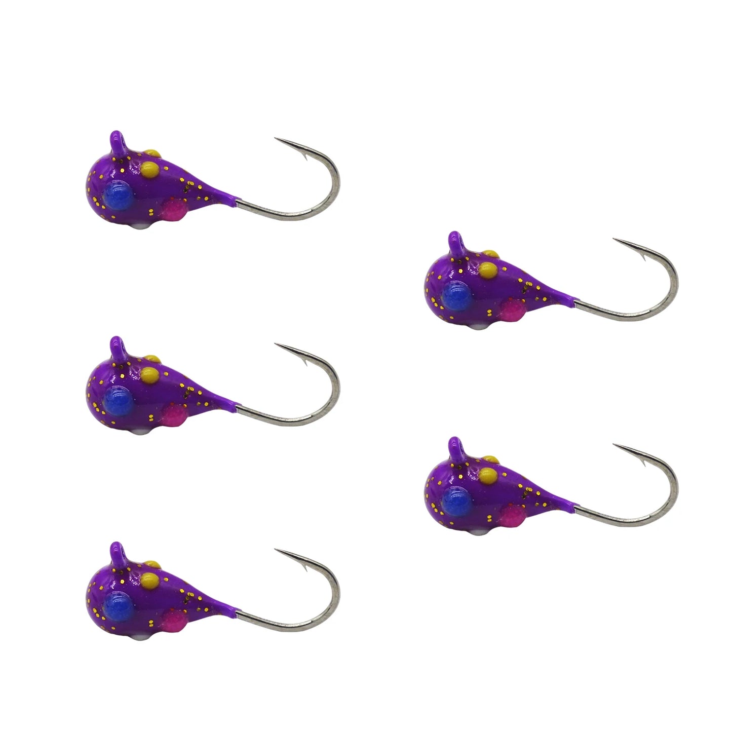 Tungsten Ice Jigs Glow Tungsten Ice Fishing Lure Jigs