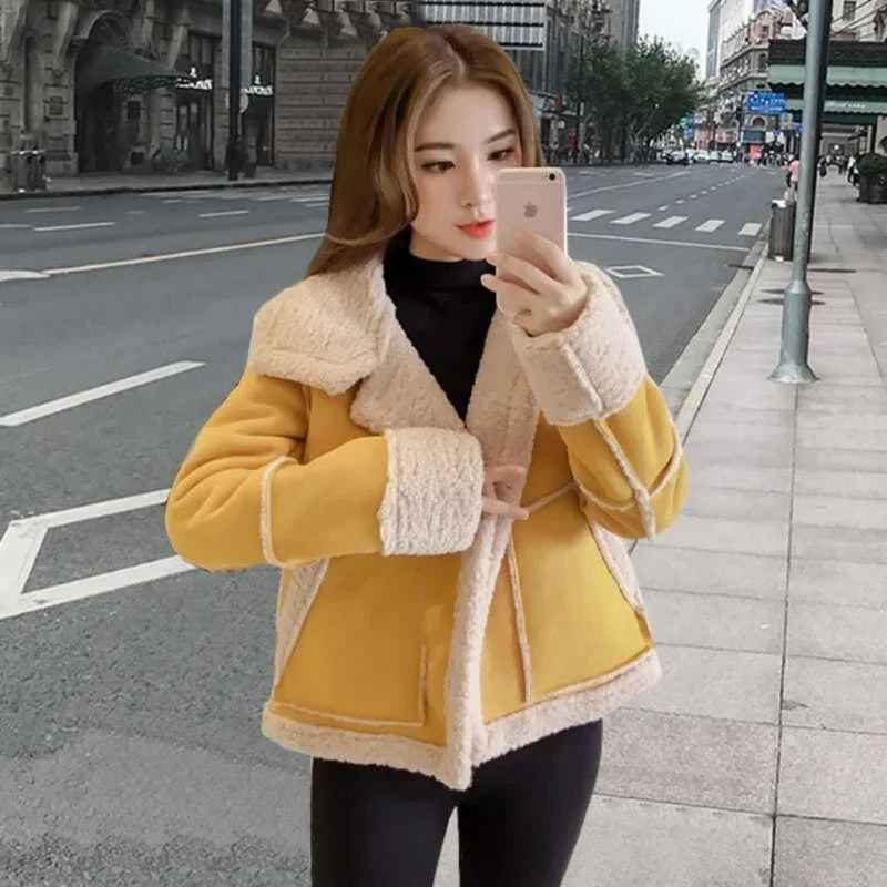 Winter Coat for Women 2025 Cotton Cold Wool Jacket