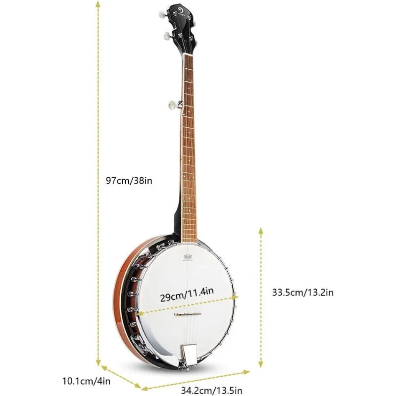 Banjo 5 String Full Size Banjos Set