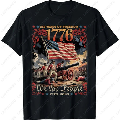 250 Years of Freedom Retro USA Flag Since 1776 2026