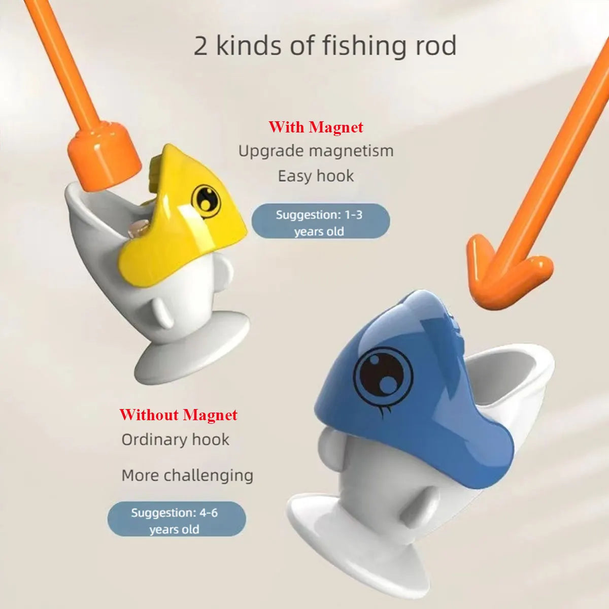 Dinosaur Simple Magnetic Fishing Toys Play Rod Game Toys for Child