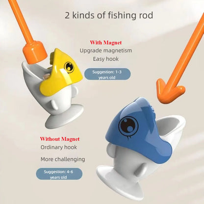 Dinosaur Simple Magnetic Fishing Toys Play Rod Game Toys for Child