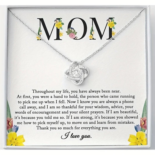 Sentimental To My Mom Necklace - Perfect Mom Gift From Daughter