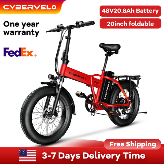 Cybervelo 1000W Ebike For Adults,Removable Battery EBike