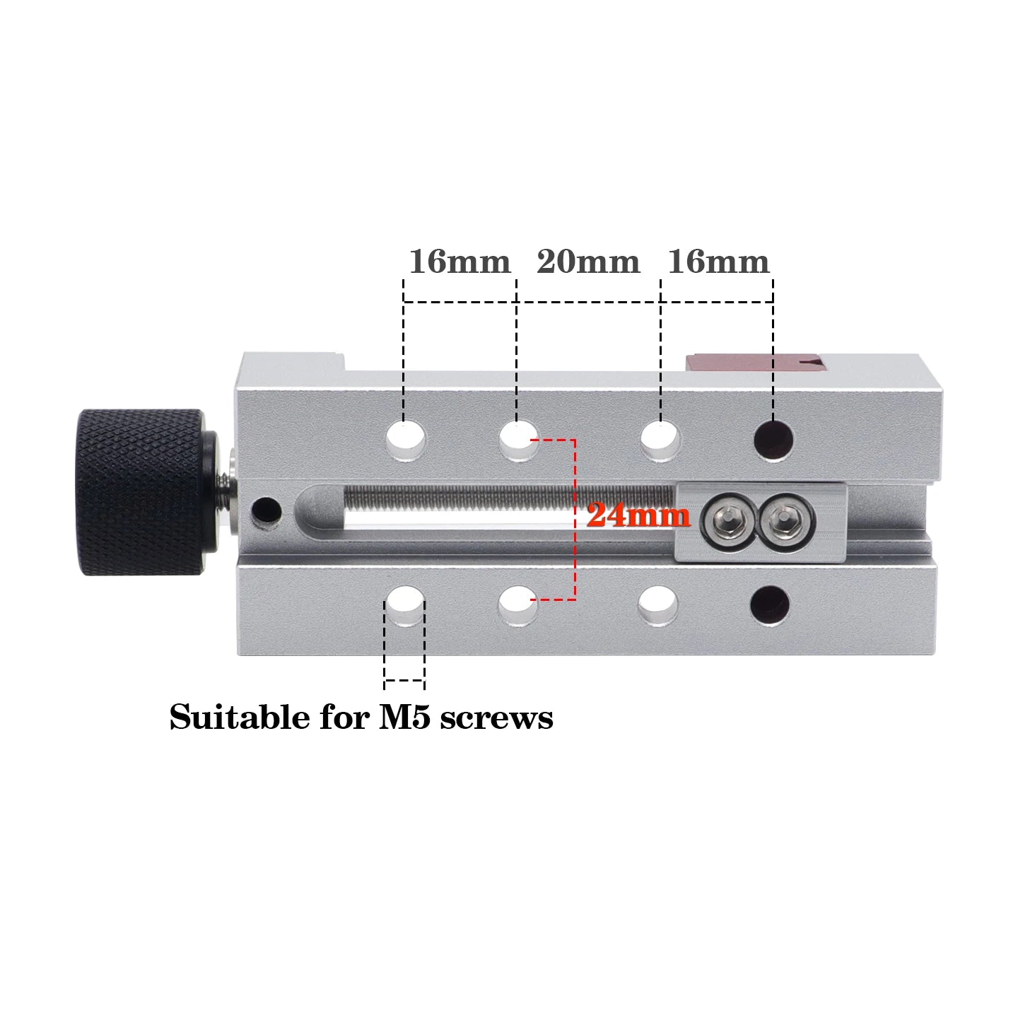 Precision Mini Vise Engraving Machine CNC Drilling Machine Small Welding Table All Aluminum Operation Manual Table Clamp