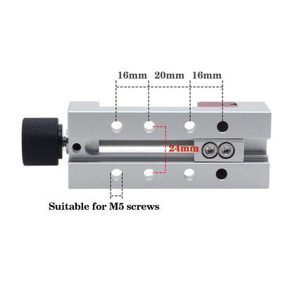 Precision Mini Vise Engraving Machine CNC Drilling Machine Small Welding Table All Aluminum Operation Manual Table Clamp