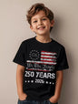T-Shirt for Kids America 250th Birthday Eagle Flag 250 Years
