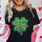 2025 St Patricks Day Shamrock Women T-Shirts