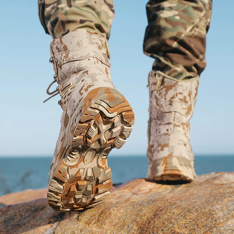 Hiking Shoes Men Boots Wear-resistant  Breathable