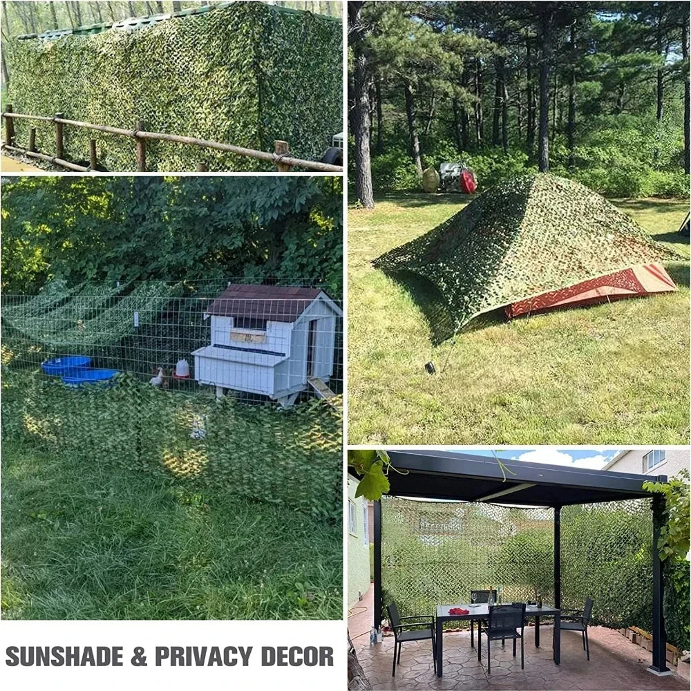 3Mx5M 4Mx6M Camouflage Netting Bulk Roll Sunshade Net for Hunting Woodland Training Camping Car Cover Paintball Bird Watching