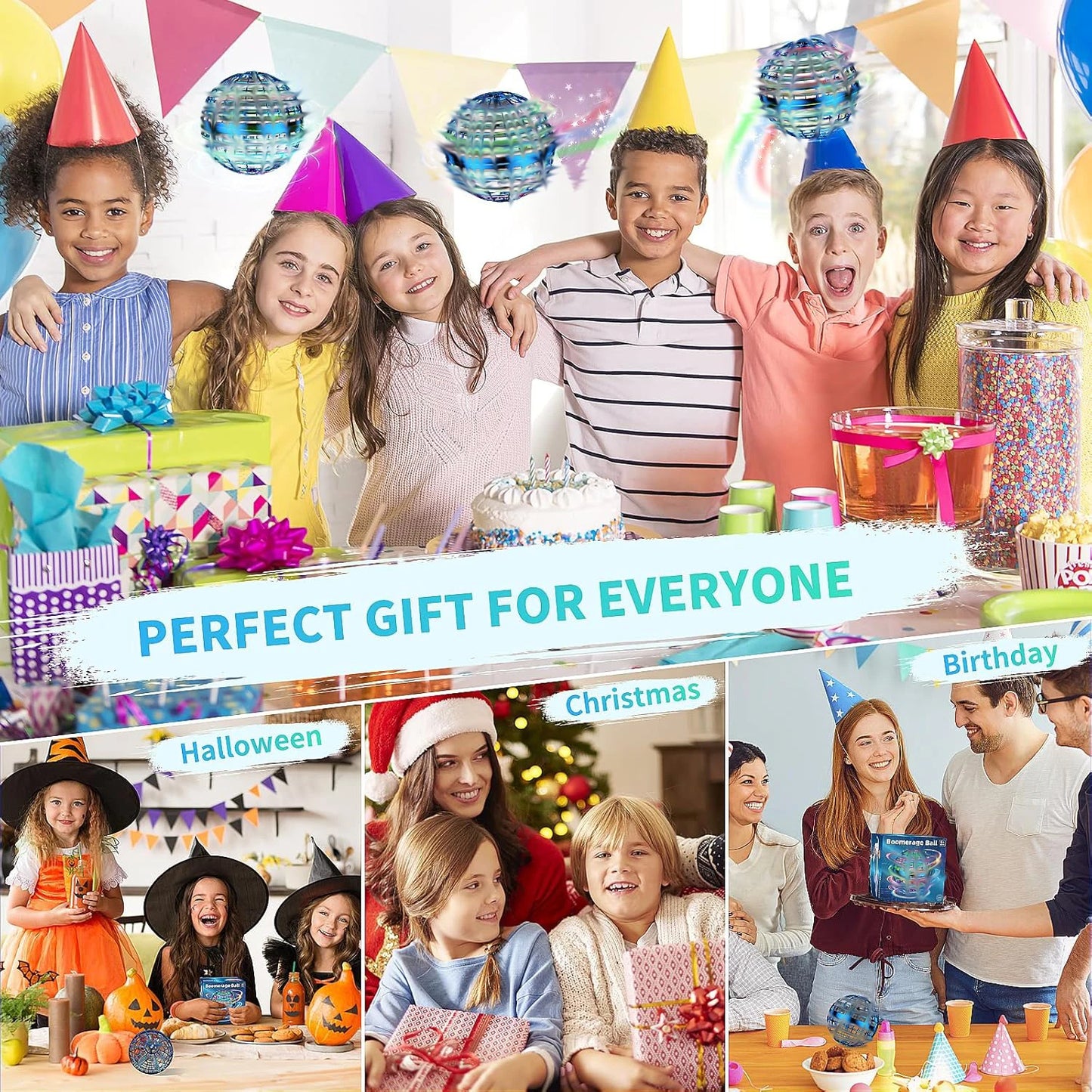 2026 AI Flying Orb Ball Toys Galaxy Cosmic Globe Boomerang Hover