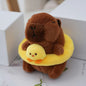 Cute Capybara Plush Toy Hoodie with Wings Simulation Doll