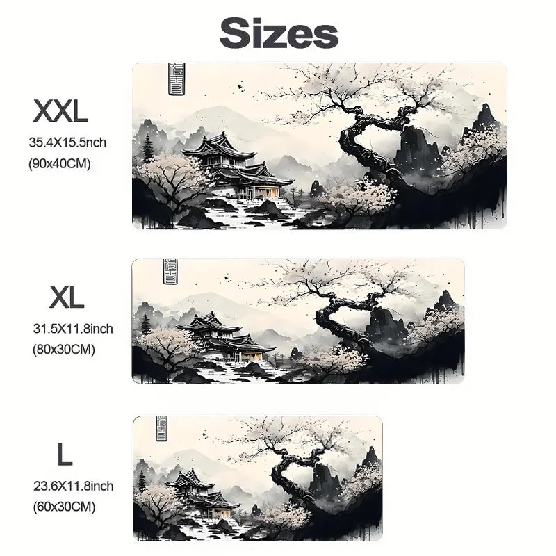 Mouse Pad sakura landscape desk accessories Mat Gamer