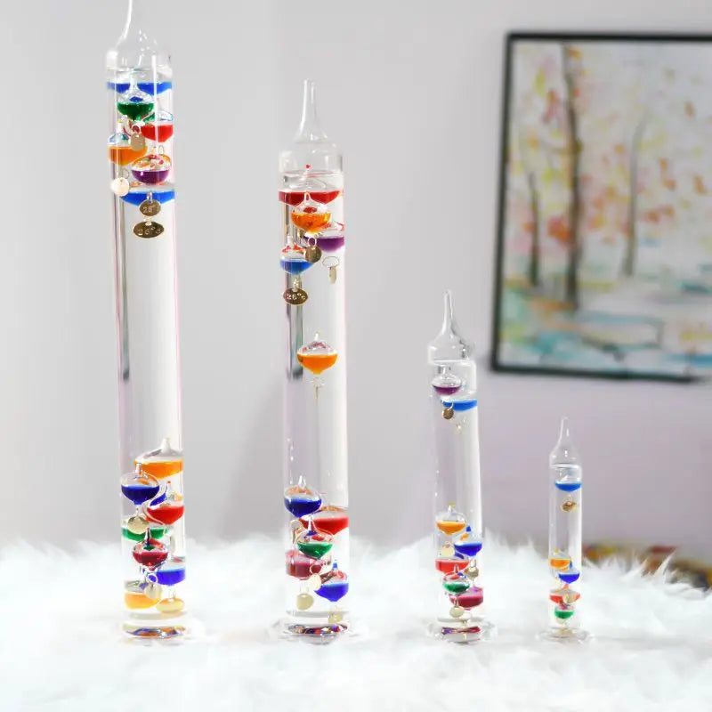 Galileo Thermometer Colorful Ball Suspended Bedroom Wine