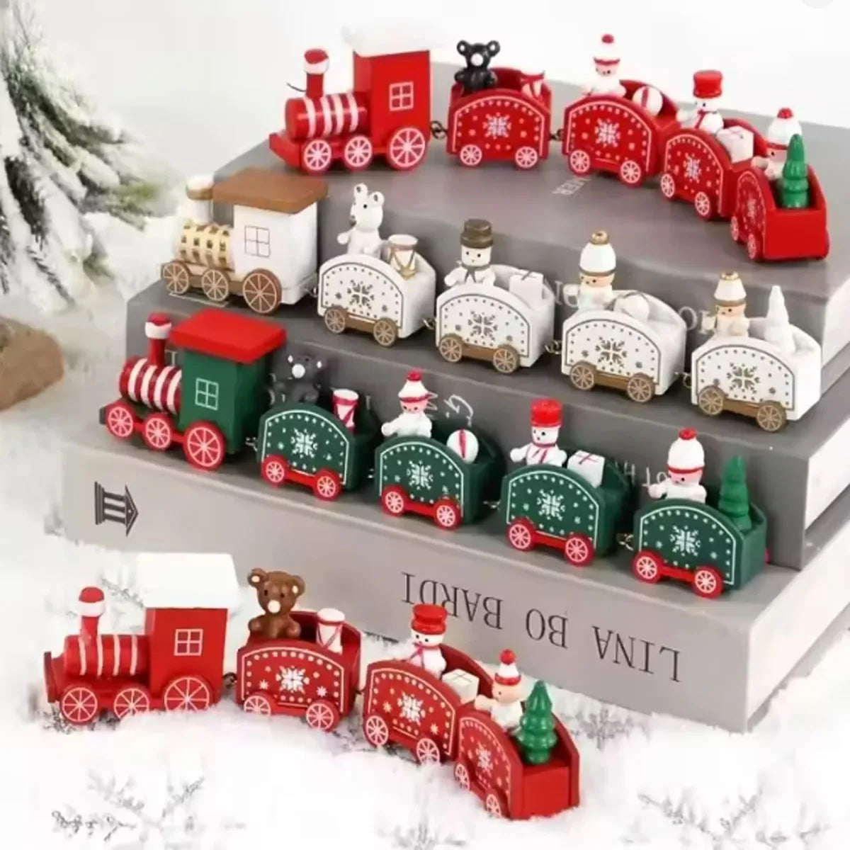1pc-Christmas Train Decorations, Christmas Gift Decor