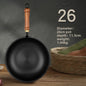 "Big belly pot, hand-forged, deepened frying pan,