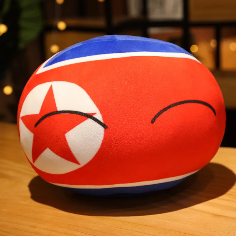 Hot  10/30/50cm Polandball Country Ball Toy Plush Pendant Plush Doll