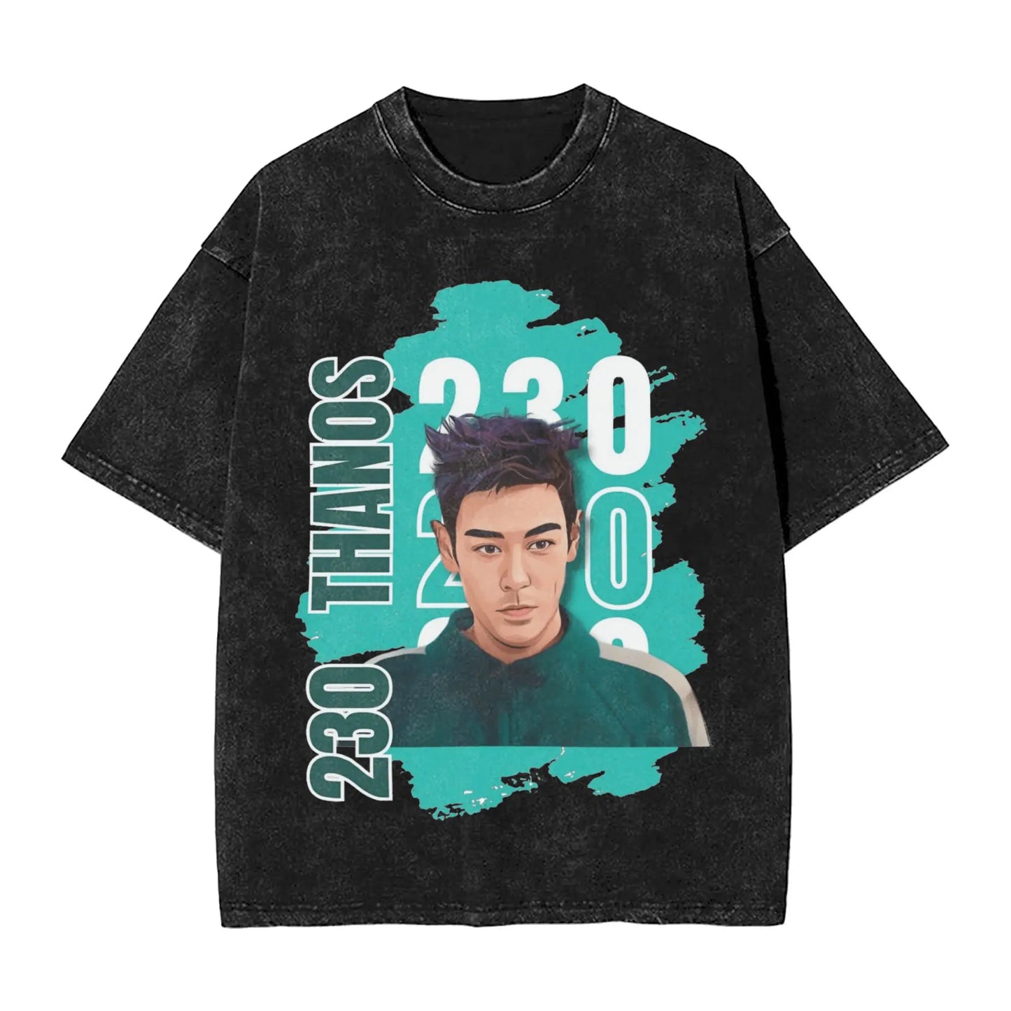Harajuku Washed T Shirt Choi Seung Hyun T.O.P