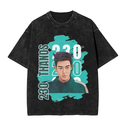 Harajuku Washed T Shirt Choi Seung Hyun T.O.P