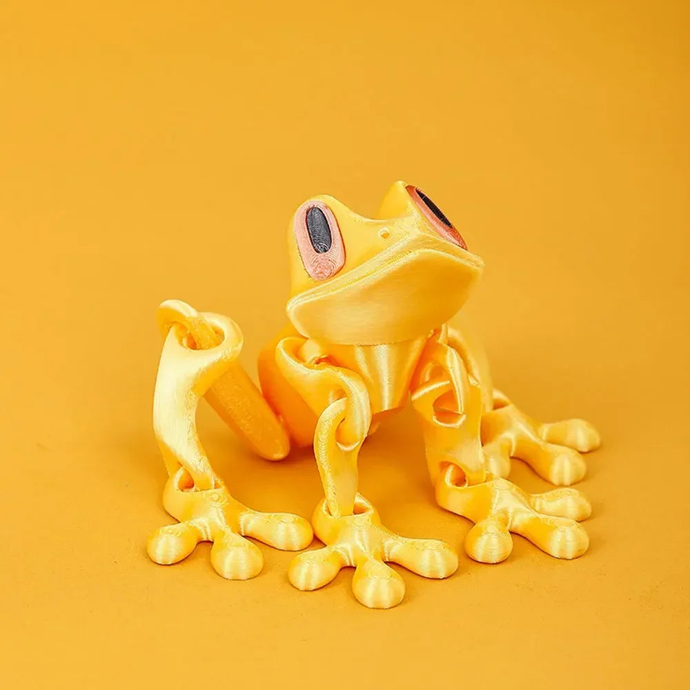 3D Printing Simulation Tree Frog Joint Movable Frog