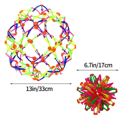 Children'S Magic Telescopic Ball Outdoor Flower Ball Throwing