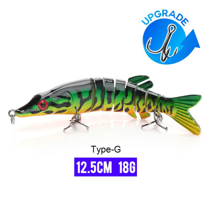 VTAVTA 10/14cm Sinking Wobblers Fishing Lures Jointed
