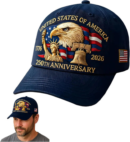 United States 250th Anniversary Baseball Cap - Eagle