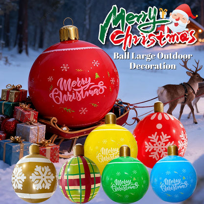 60cm Giant Inflatable Christmas Balls Light