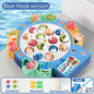 Magnetic Rotating Fishing Game Plate - Fishing Toy with Music