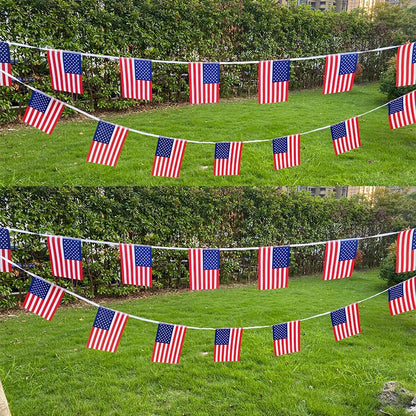 Aerlxemrbrae  6M 20pieces/set 14cmx21cm   American Flag