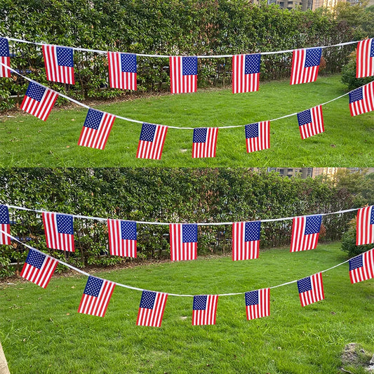 Aerlxemrbrae  6M 20pieces/set 14cmx21cm   American Flag