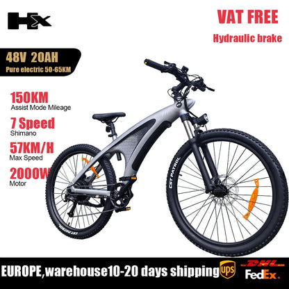 Ebikes 57KM/H Electric Bicycle 27.5 Inch Adults Electric
