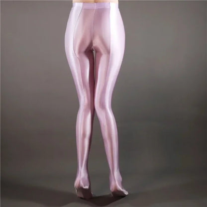 Women's Slim Solid Tights High Waist