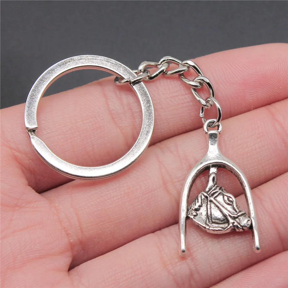 1 Piece Horseshoe Horse Head Charms Handmade