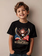 T-Shirt for Kids America 250th Birthday Eagle Flag 250 Years