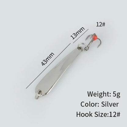 FTK 5g/7g/11g Winter Ice Fishing Lure Metal Jig Wobblers
