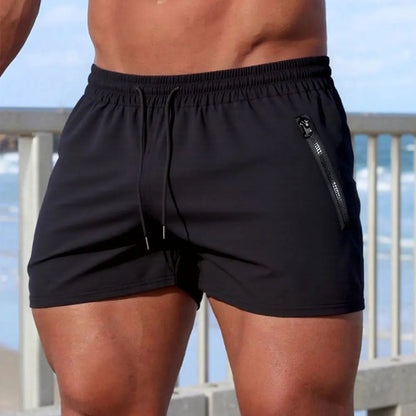 Men's Soild Color Swim Shorts Summer