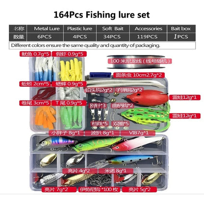 1.2M Fishing Rod Full Kits Telescopic Sea Spinning Reel Lure Set