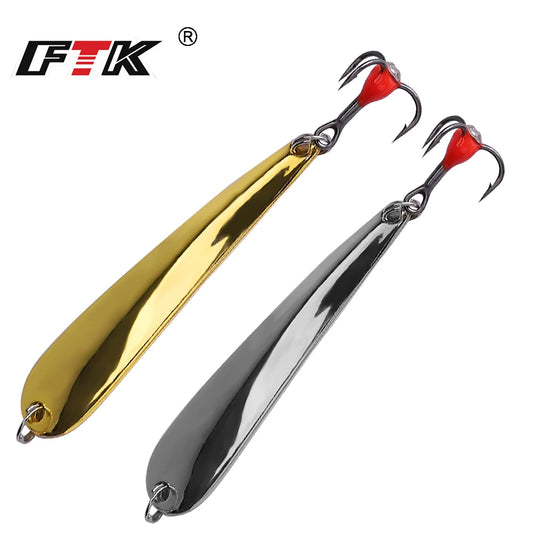 FTK 5g/7g/11g Winter Ice Fishing Lure Metal Jig Wobblers